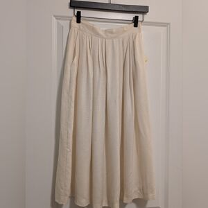 NWT- Sauvage- Vintage- Cream A-Line Skirt